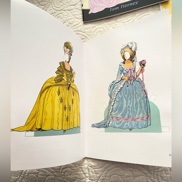 Tom Tierney Marie Antoinette, famous Movie, Vivien Leigh, Storybook Paper Dolls. - Picture 12 of 13